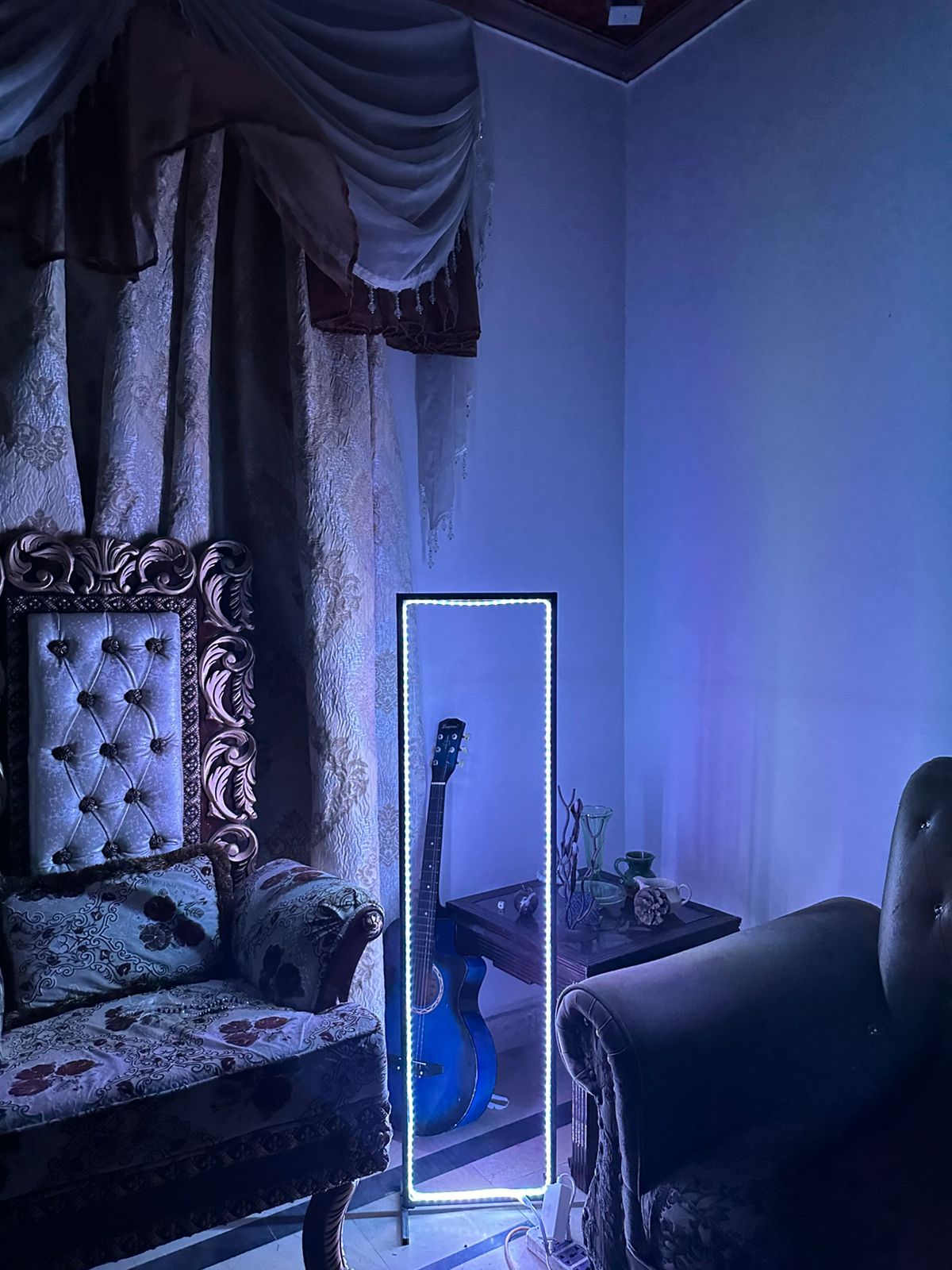 GlowEdge RGB Floor Lamp (Remote and App Controlled)