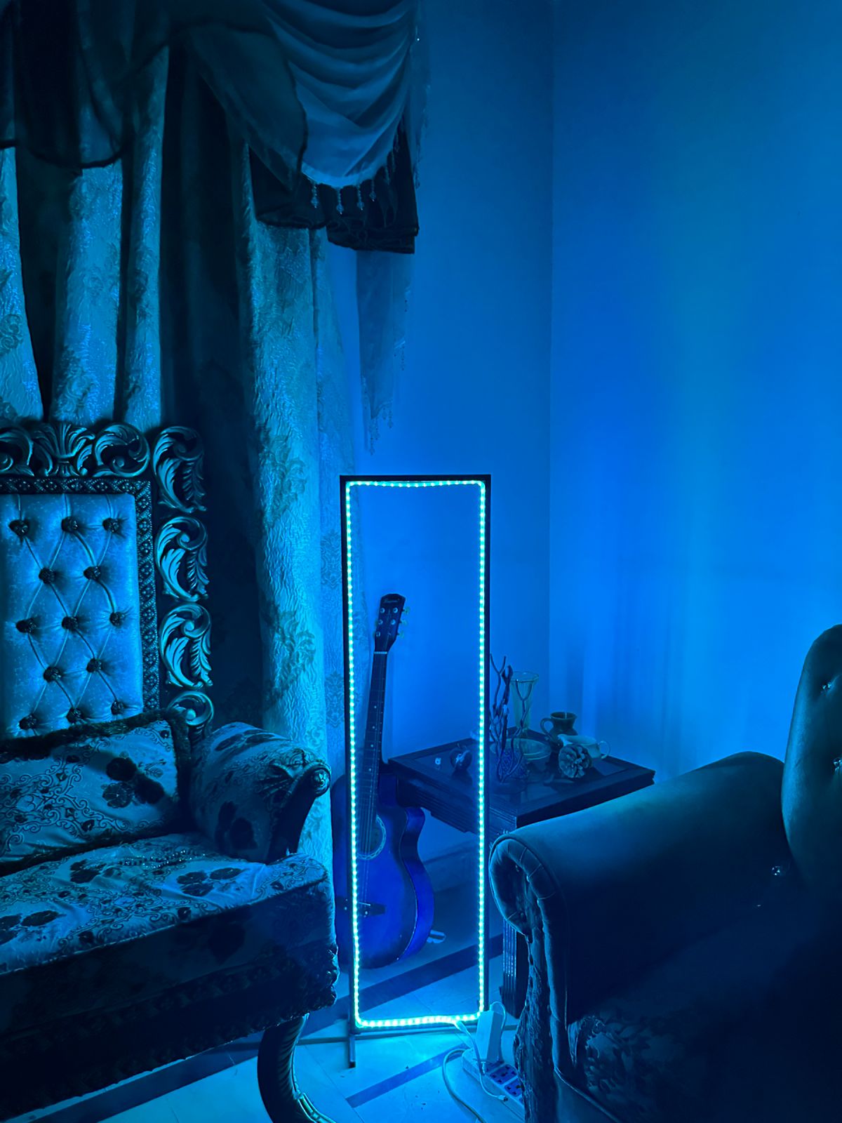 GlowEdge RGB Floor Lamp (Remote and App Controlled)