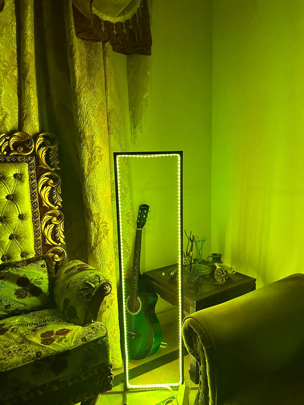 GlowEdge RGB Floor Lamp (Remote and App Controlled)