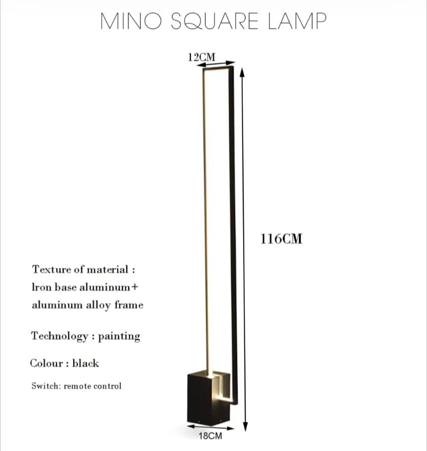 RGB Edge Floor Lamp (App/Remote Operated)
